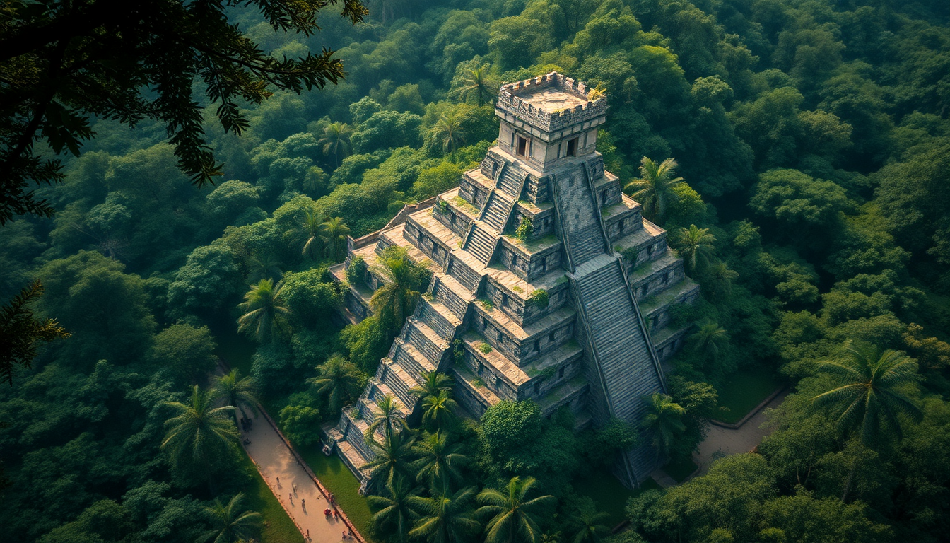 Phenomenal Mayan Pyramid Jungle Ruins