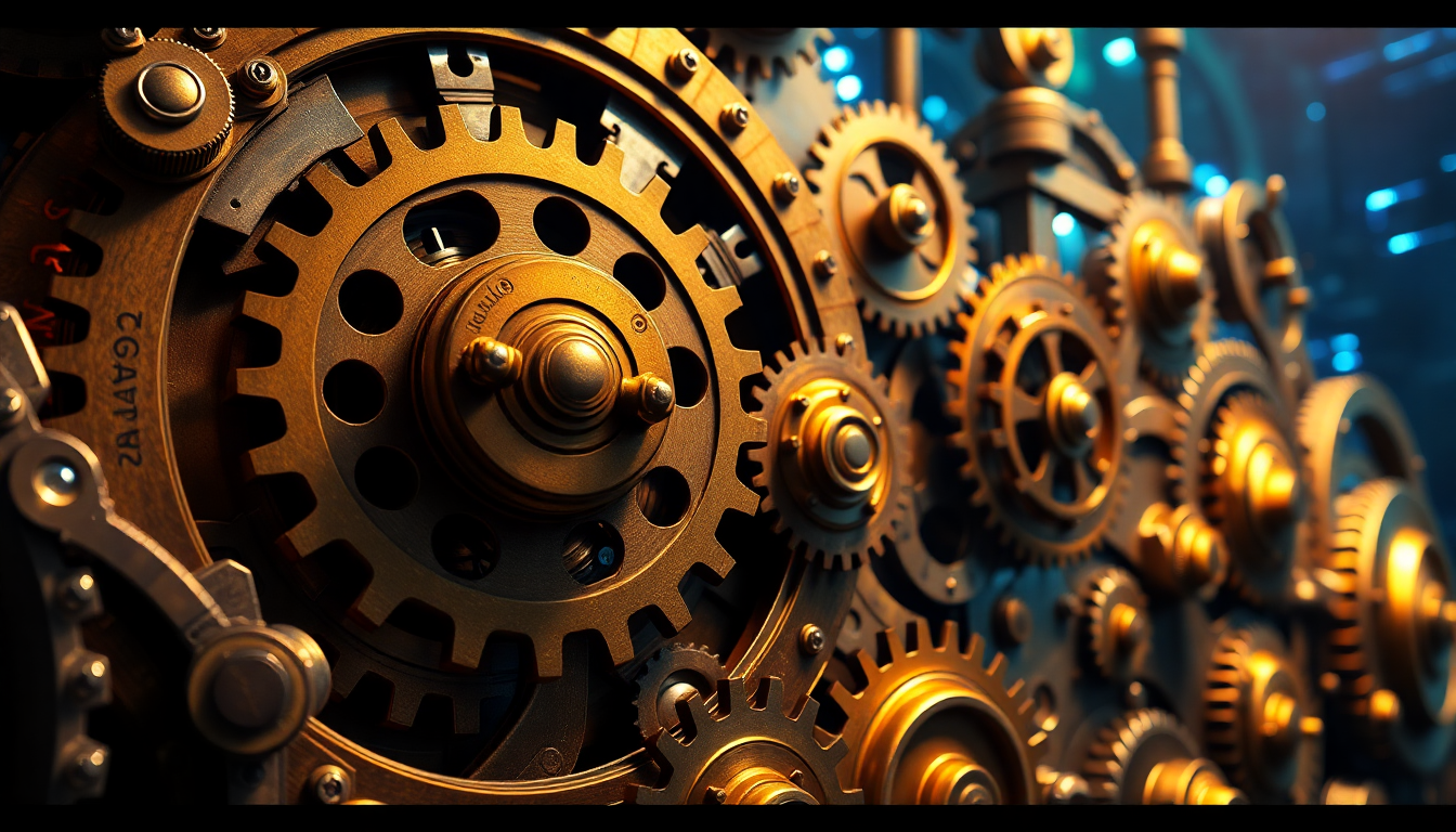 Celestial Clockwork Mechanism Gears