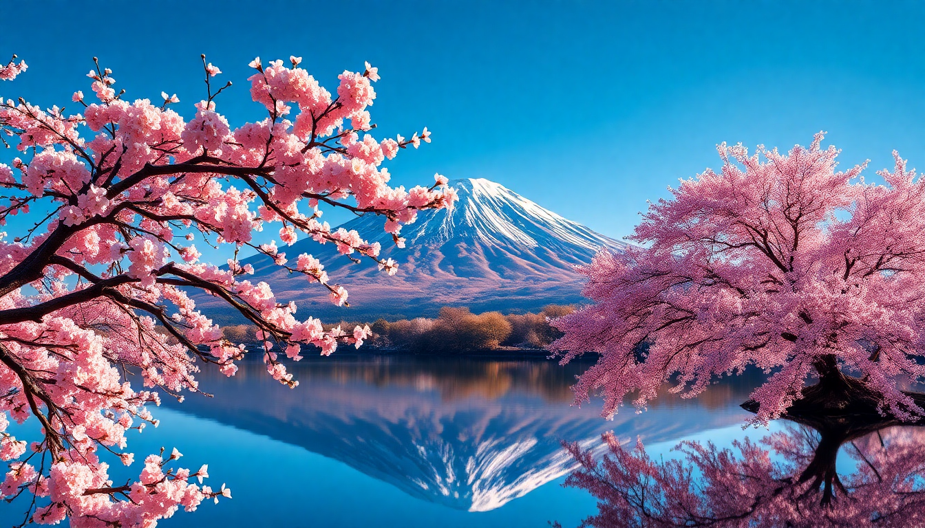 Awe-Inspiring Mt. Fuji Cherry Blossoms in Spring