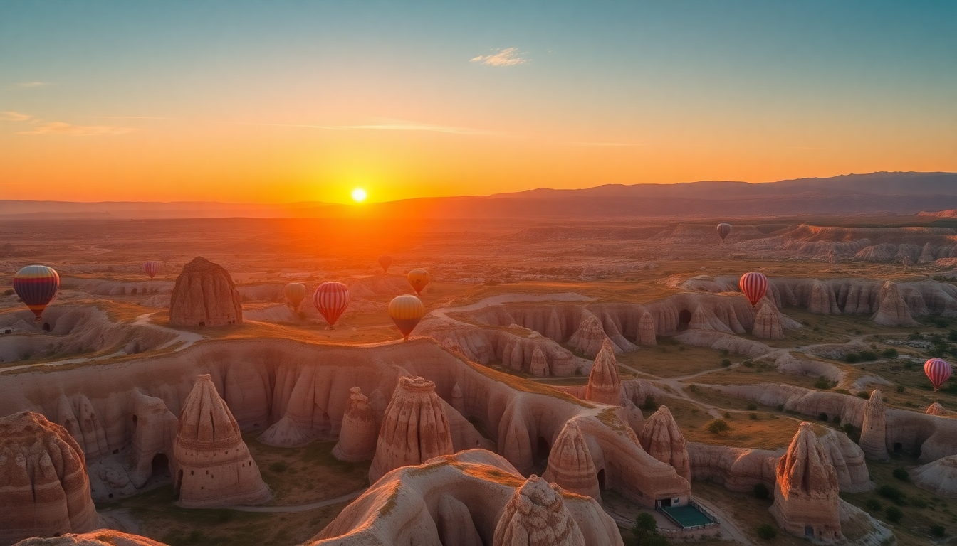 Lush Cappadocia Turkey Fairy at Sunrise
