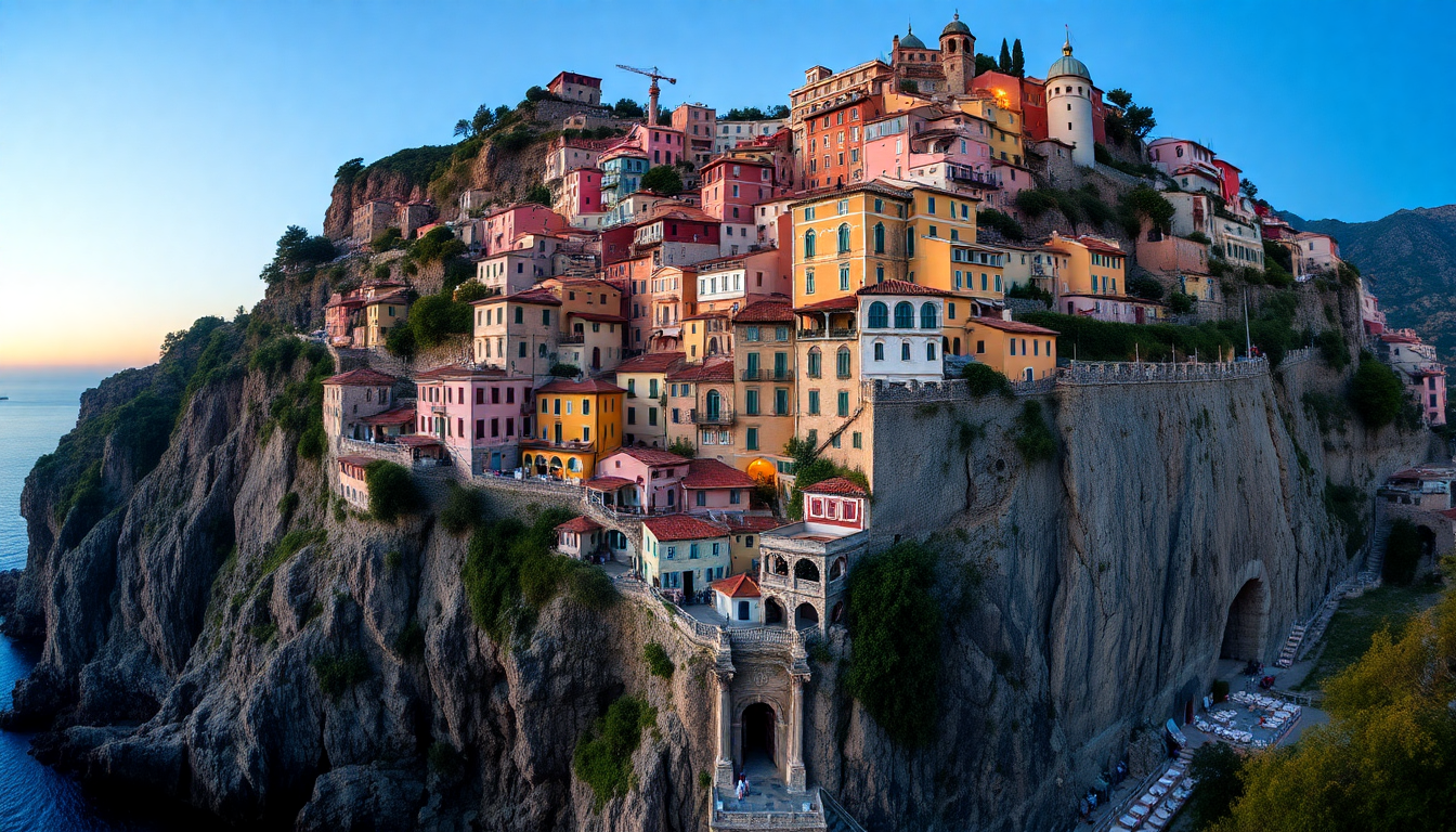 Coastal Italy Cinque Terre Panorama