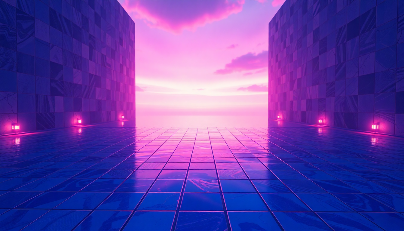 Sprawling Liminal Pool Empty