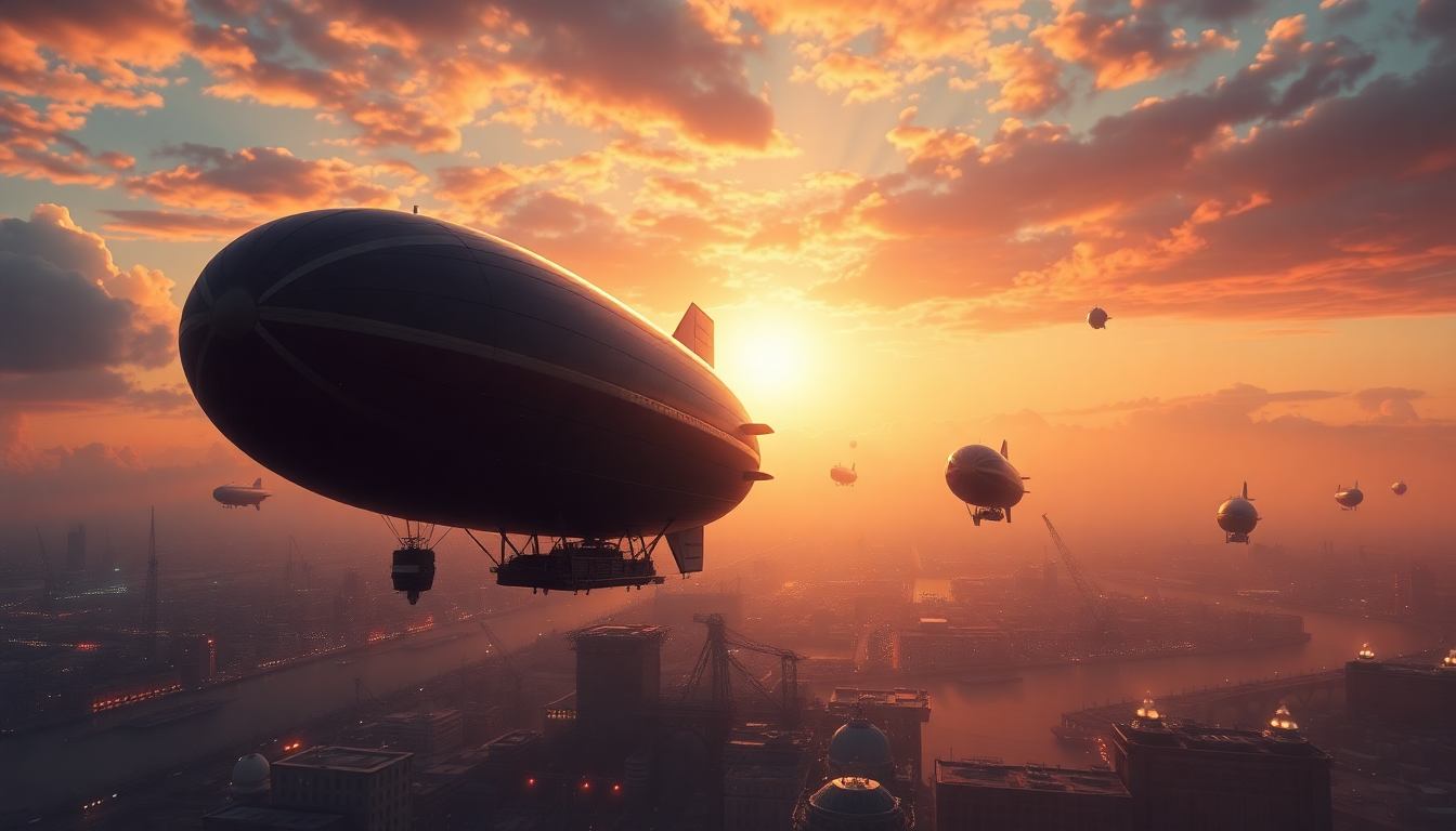 Radiant Airship Fleet Victorian