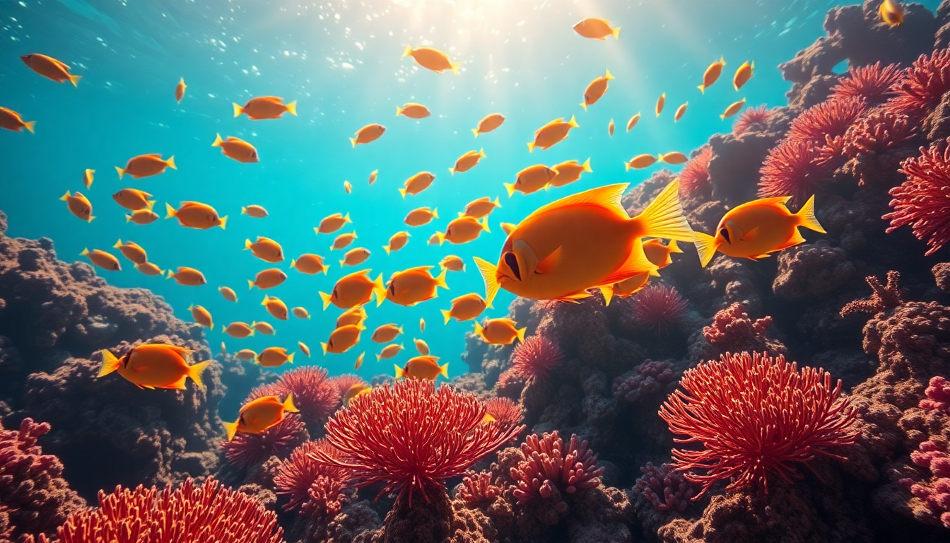 Resplendent Coral Reef Vibrant