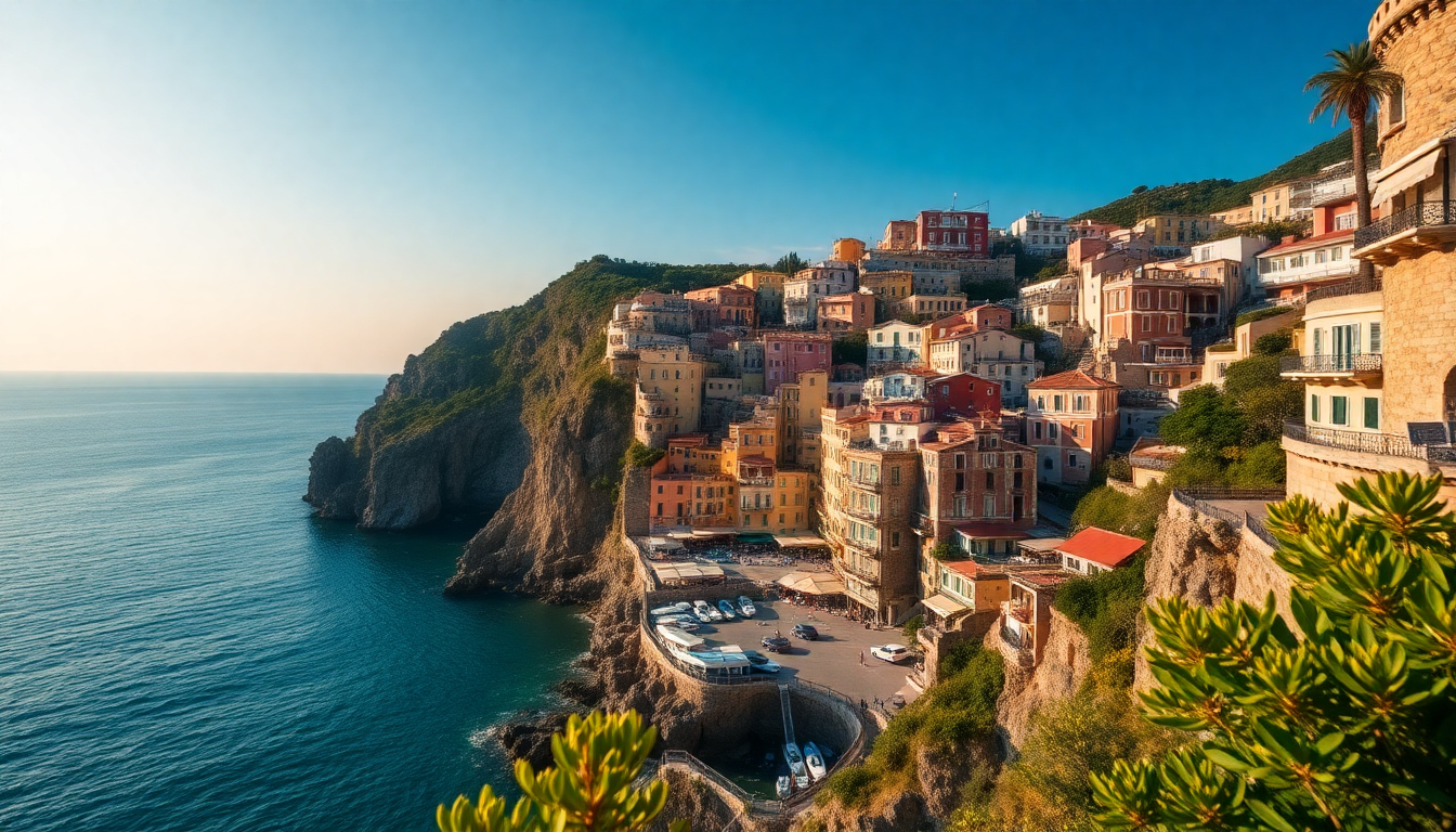 Pristine Amalfi Coast Coast Colorful Drama