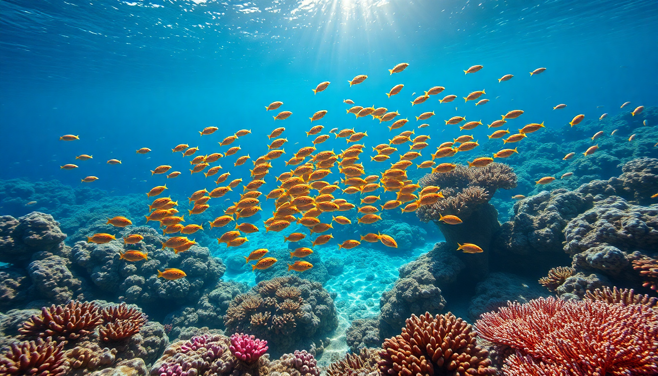 Enchanted Coral Reef Vibrant