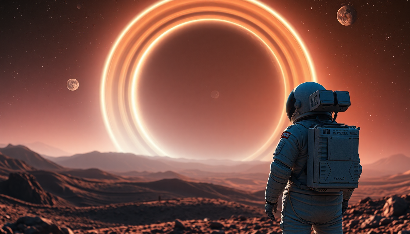 Vivid Astronaut Alien Planet