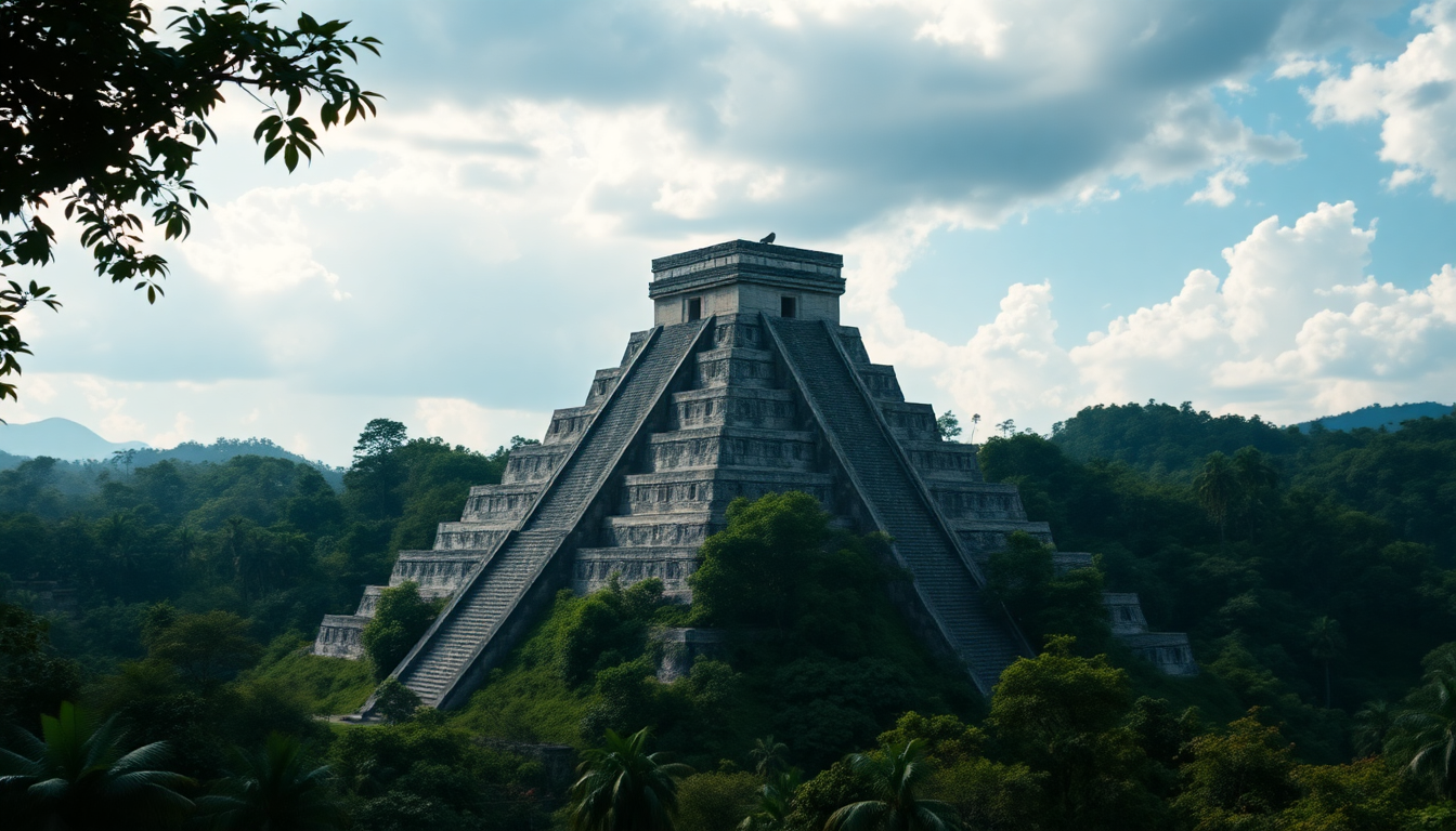 Infinite Mayan Pyramid Jungle Ruins