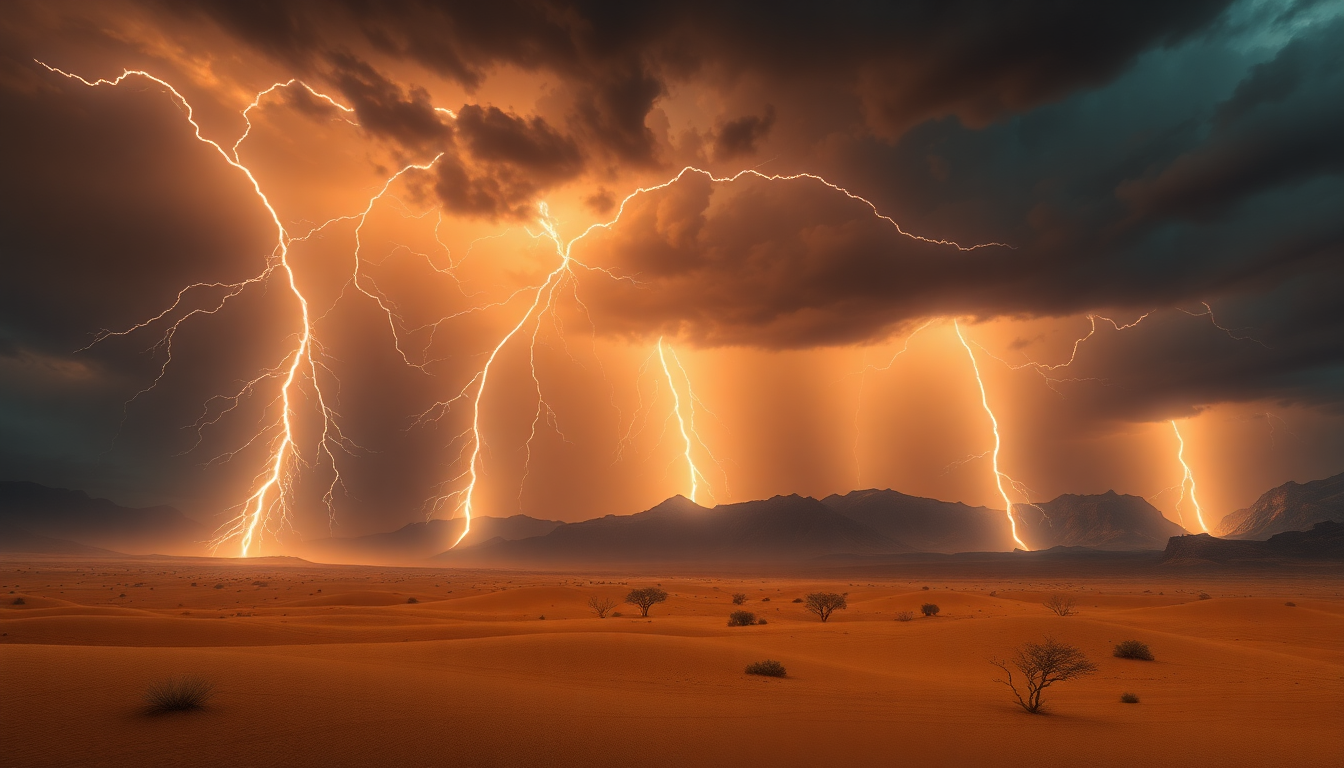 Infinite Lightning Multiple Bolts Storm