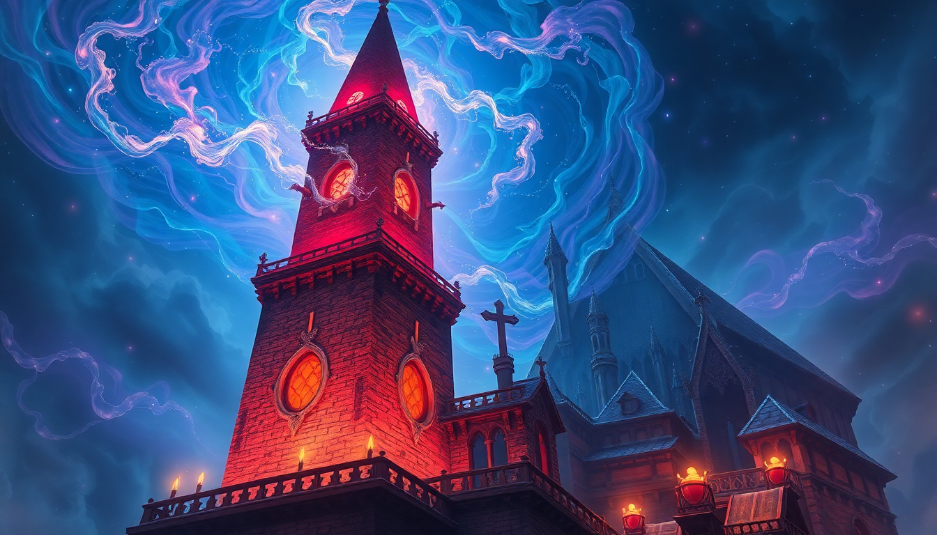 Enchanting Wizard Tower Energy Magic