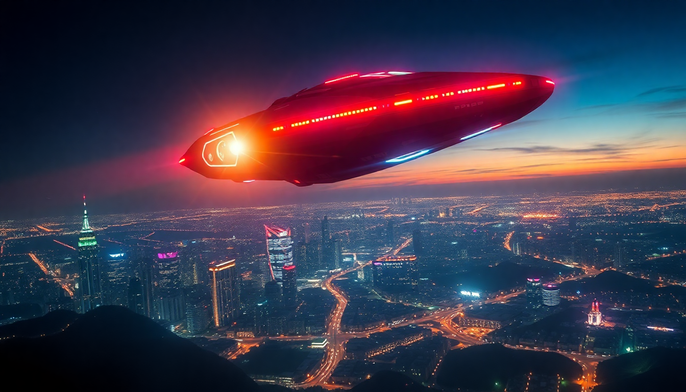 Epic Alien First Contact Panorama