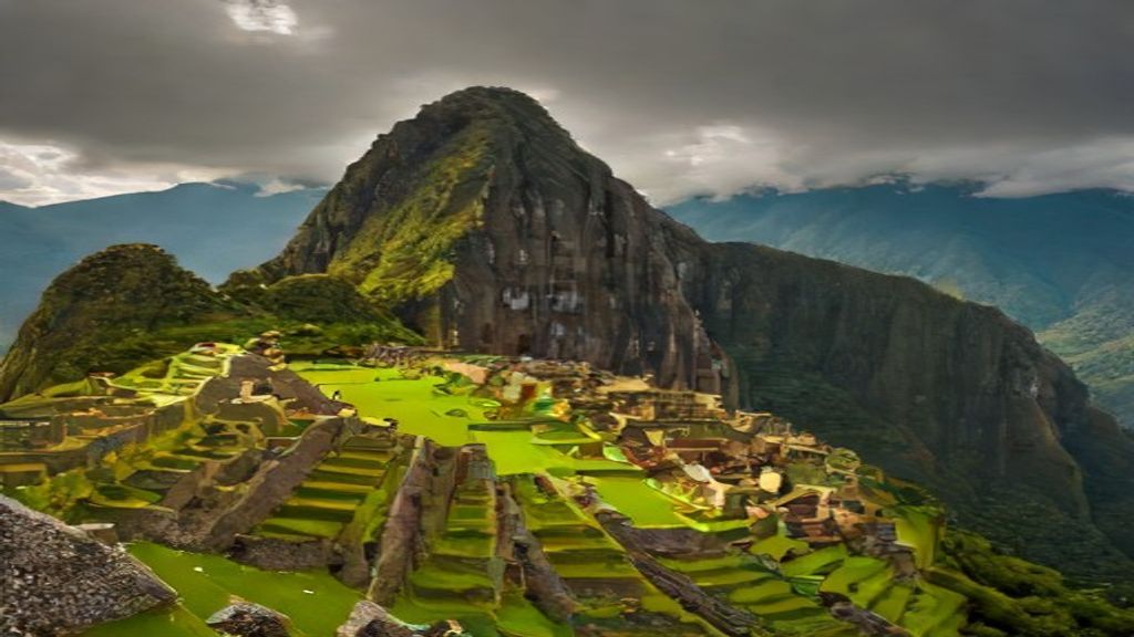 Striking Machu Picchu Picchu Clouds