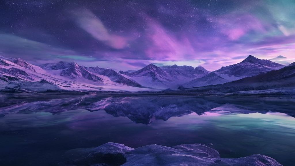 Arcane Arctic Northern Lights in Winter