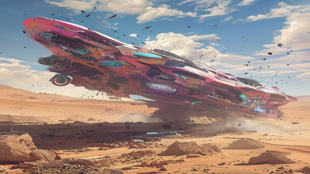 Spectacular Crashed Alien Ship Ruins
