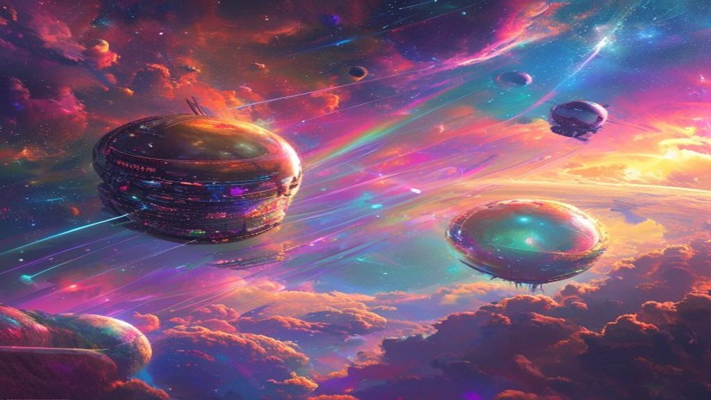 Ethereal Dyson Sphere Megastructure