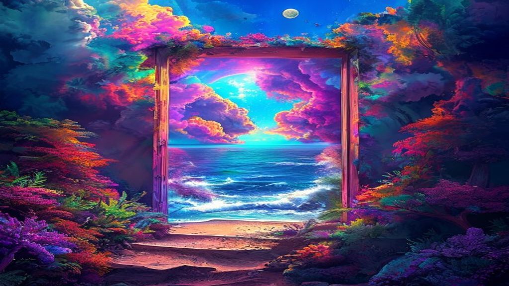 Dazzling Door Ocean Opening