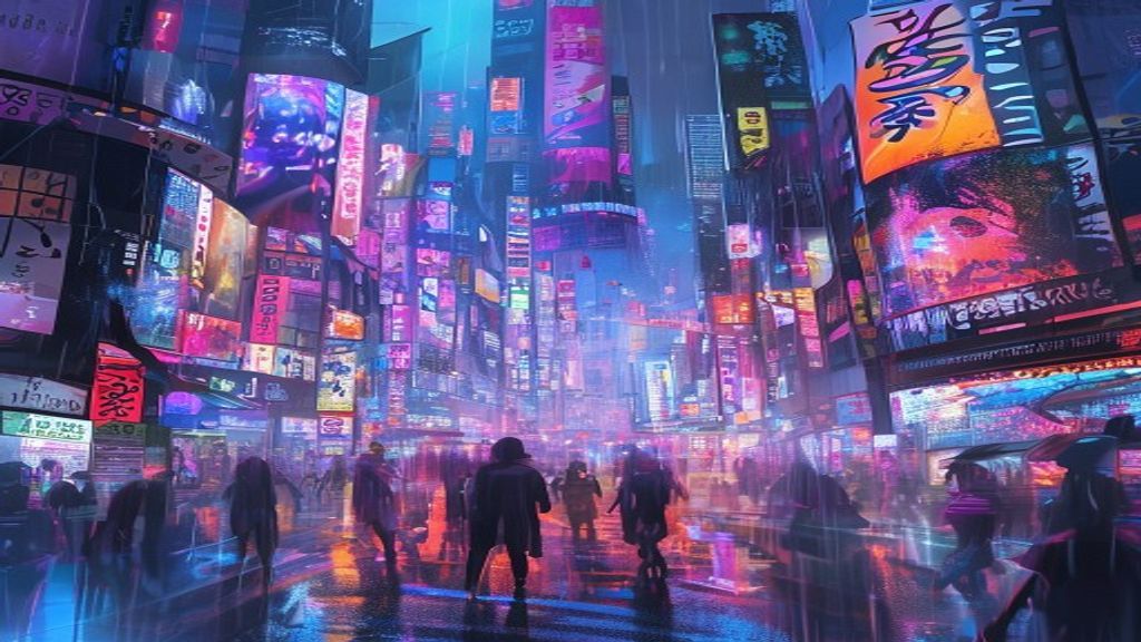 Infinite Tokyo Shibuya Future Neon Dreams