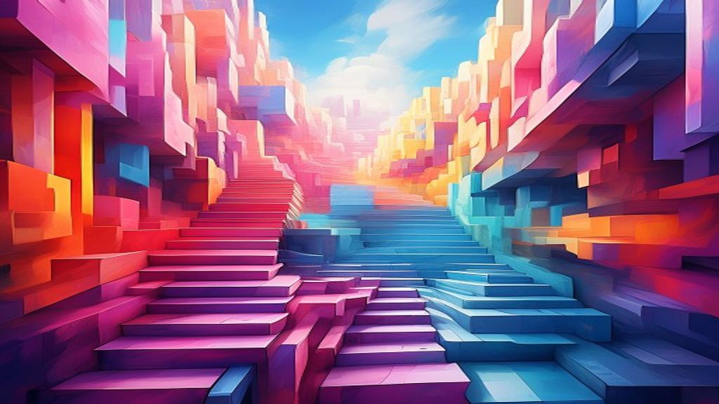 Serene Infinite Stairs Impossible