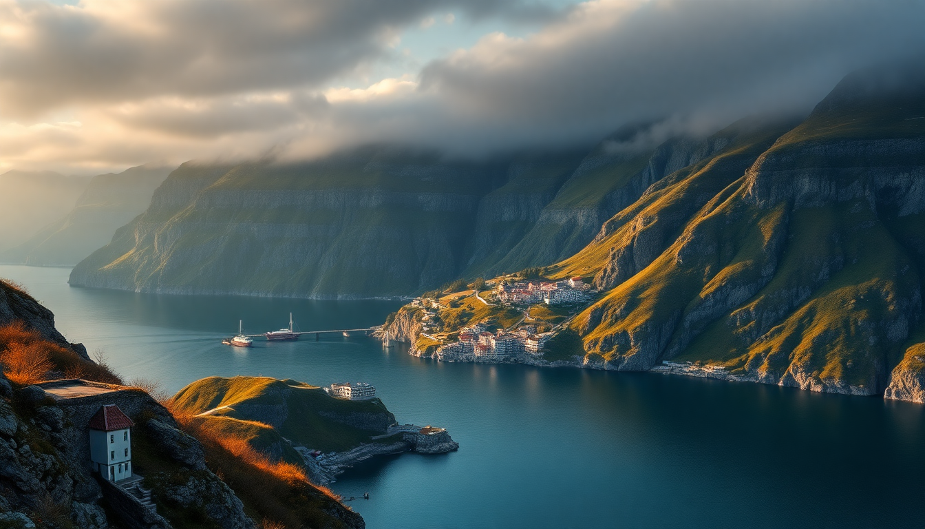 Mesmerizing Norway Fjord Cliffs Drama