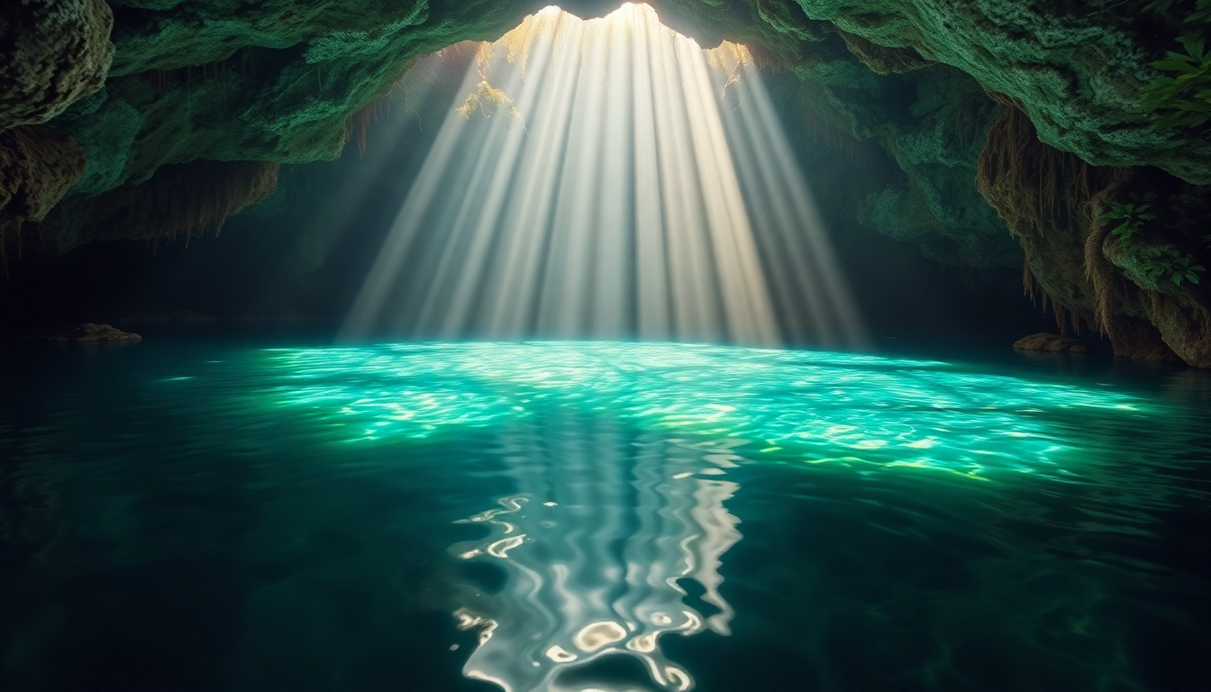 Brilliant Mexico Cenote Clear Crystal