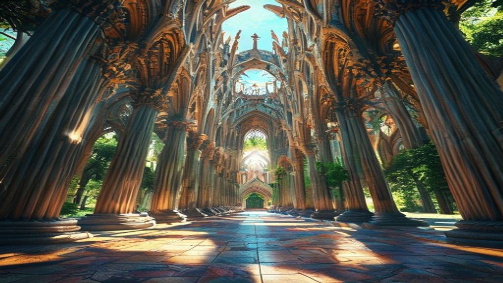 Striking Sagrada Familia Interior