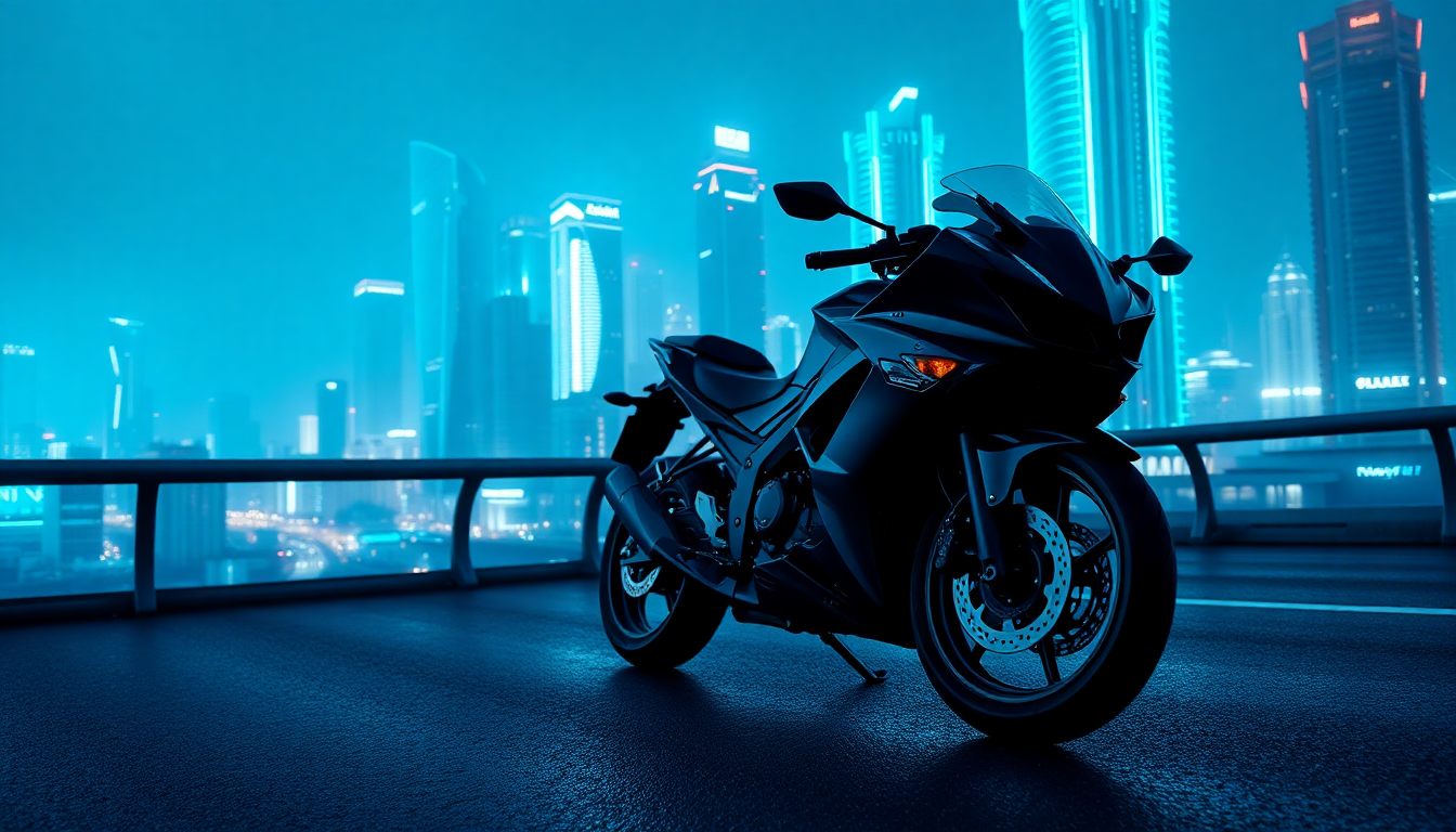 Luminous Cyberpunk Cityscape Night, Neon Dreams