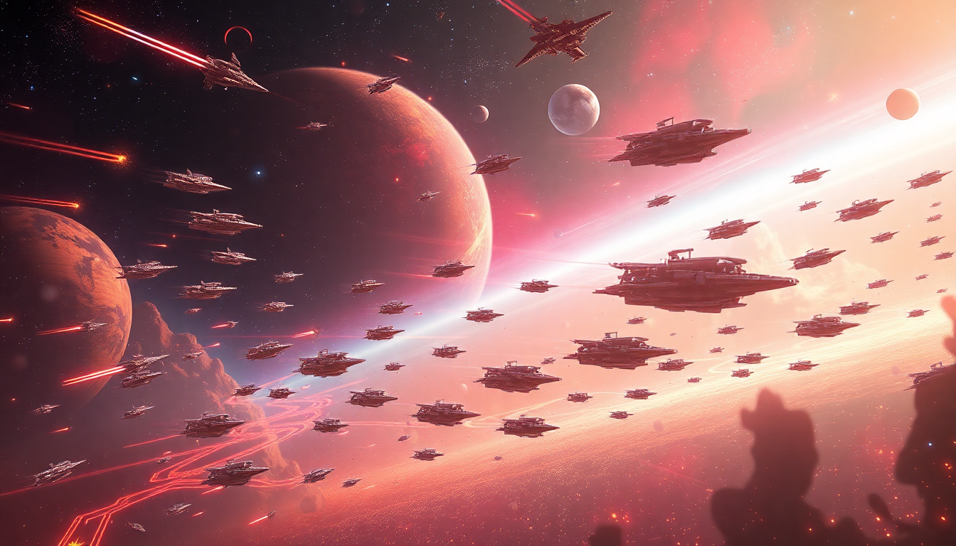 Phenomenal Space Fleet Hundreds