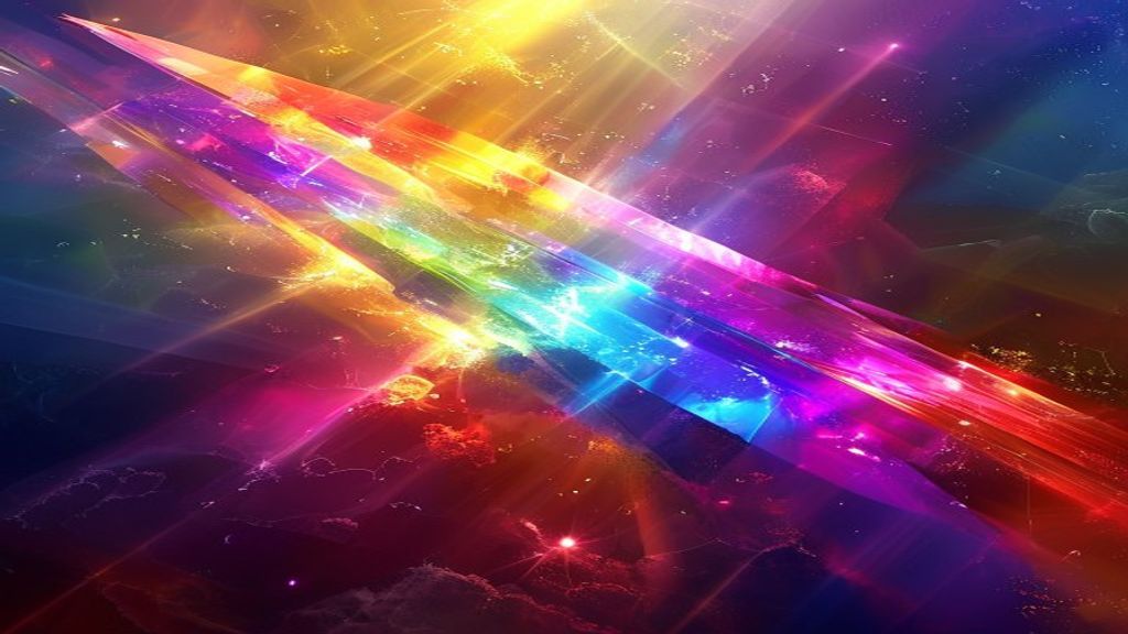 Phenomenal Prismatic Light Rainbow Crystal