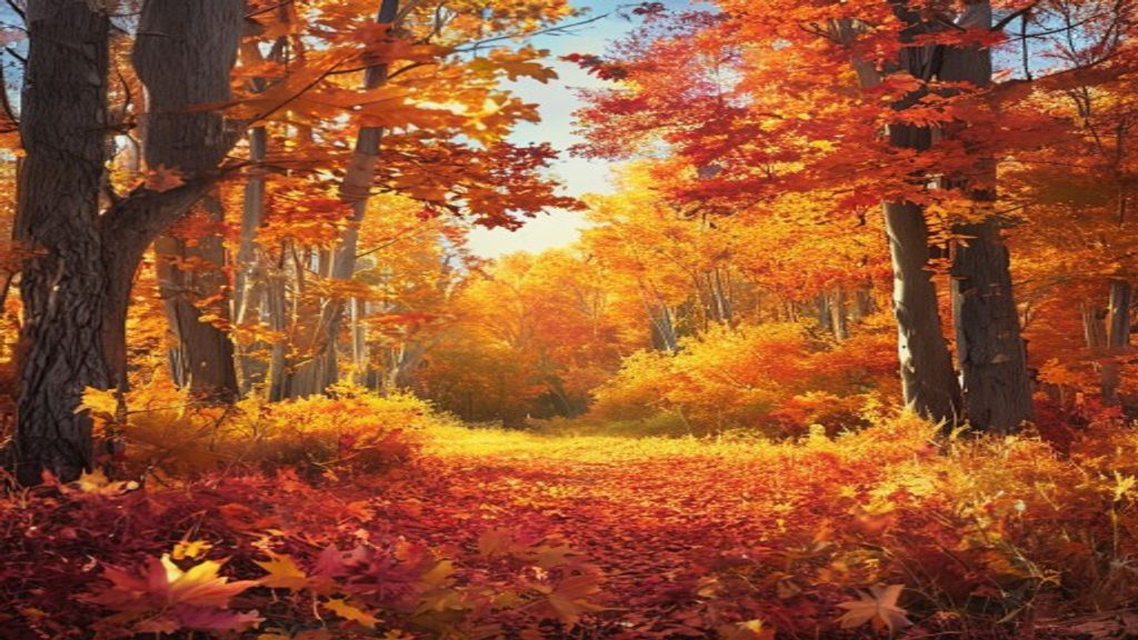 Sublime Forest Explosion Colors in Autumn
